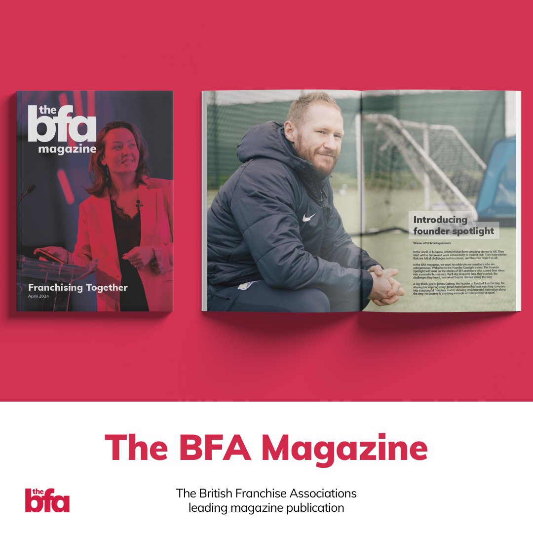 🌟 Big thanks to James Cutting, founder of Football Fun Factory, for sharing his story in the latest BFA magazine! James turned his local coaching company into a thriving franchise. Read more: thebfa.org/the-bfa-magazi… #BFAMagazine #Inspiration