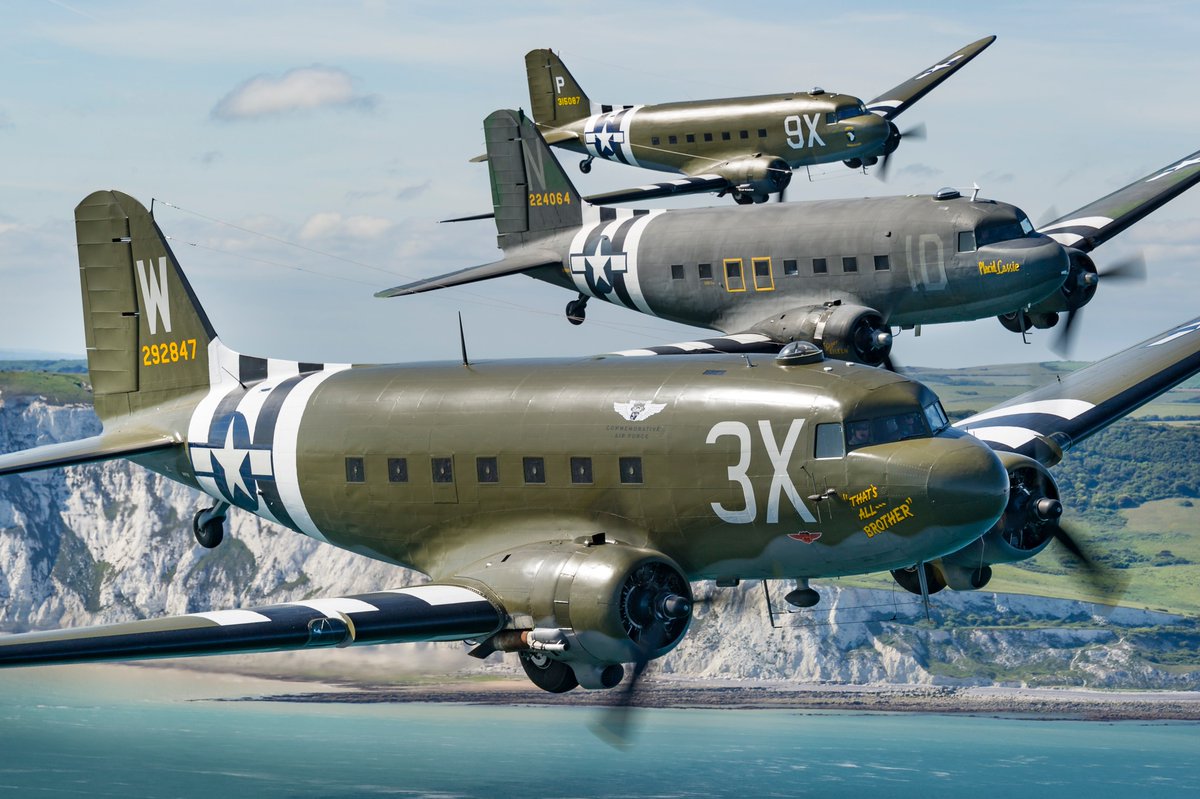 There is now just less than one week to go before we host the world-renowned D- Day Squadron, who will be starting their European tour in commemoration of the 80th anniversary of D-Day Book your ticket today! shuttleworth.org/shuttleworth-d… Photo Credit - Rich Cooper