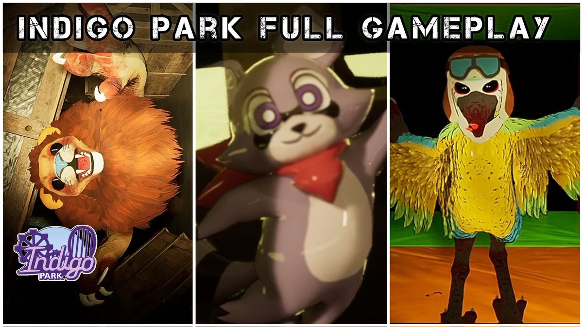 Indigo Park - a new mascot horror game in a fun adventure park with awesome story and engaging gameplay 
youtu.be/p9IH6Cjq2TQ?fe…

#CaffeinatedGamer #IndigoPark #Mascot #Gameplay #Steam