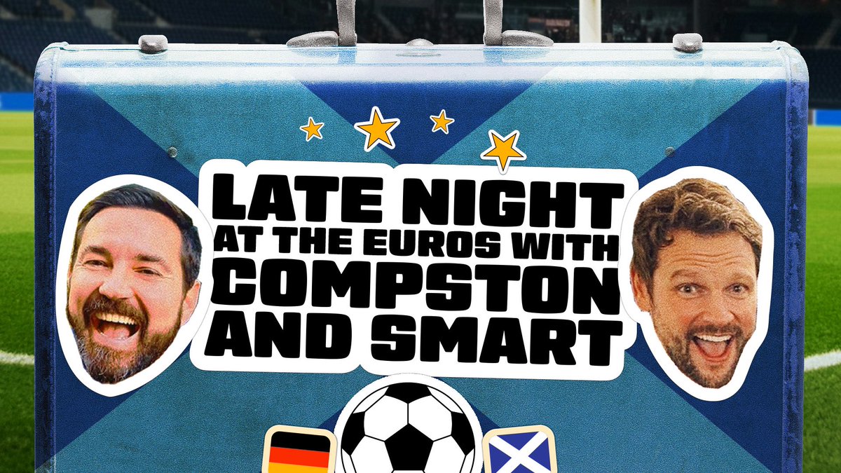 THIS SUMMER IS GONNA BE HUGE. In June, we’ll be heading to Germany to make @BBCScotland’s late night Euros show with @martin_compston and @gordonsmart. Even better, we’ll be filming it each night in front of a live audience of Scotland fans and you can be there…