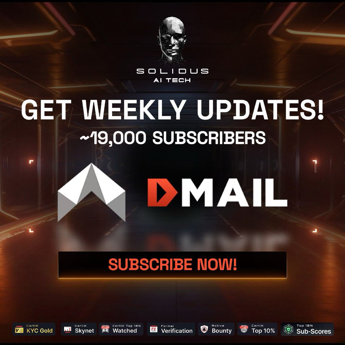 📩 AITECH on DMail!

📰 Join us on DMail for weekly updates and exclusive newsletters. Our community is growing rapidly, with nearly 19,000 subscribers.

➡️ Subscribe Now: dmail.ai/sub/aitech