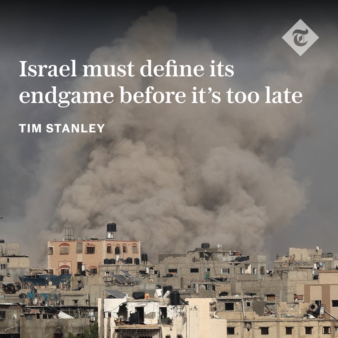 ✍️ 'By rejecting an exit from Gaza, Netanyahu risks losing the support his nation needs to survive' | writes @timothy_stanley Read more 👇 telegraph.co.uk/news/2024/05/2…