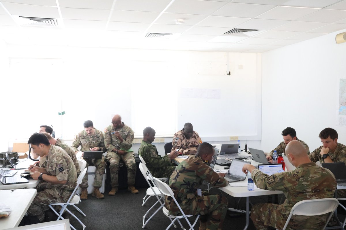 UKinGhana's tweet photo. 🛡️We’re hosting the Final Training Exercise for #Flintlock24 at the @UKinGhana HQ.

The Combined Joint Special Operations Task Force with reps from 30+ countries will be honing their skills to deal with issues of #security and violent terrorism across borders. #GoFarGoTogether https://t.co/zx8syIto8v