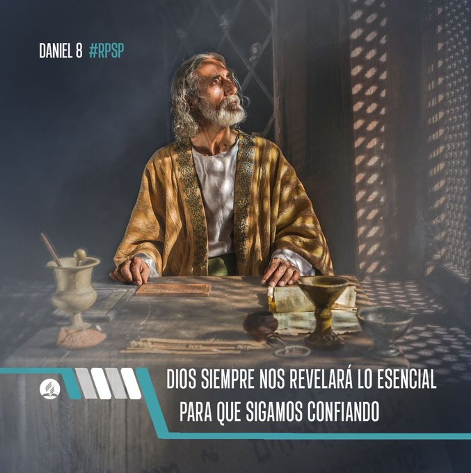 #RPSP │ DANIEL 8
Al final de las 2300 años de Dan. 8:14 el evangelio sería proclamado a todo el mundo. El mensaje es un llamado a dejar que Jesús limpie nuestro corazón por medio de su gracia y que ella perdone nuestros pecados y su poder transforme nuestra vida.