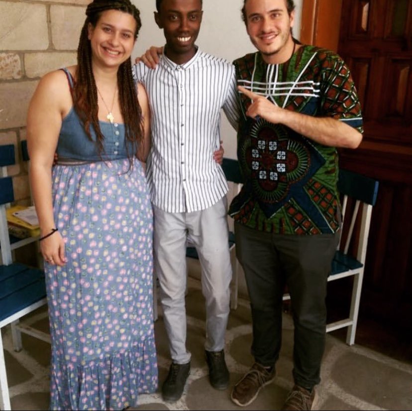 Amazing reconnecting after 5 years w/ friend <a href="/isaac_Bezabih/">Amb.Isaac Bezabih</a>, Chair, Youth Reference Committee,<a href="/_AfricanUnion/">African Union</a> &amp; Chair, <a href="/ysbethiopia/">Youth Sounding Board Ethiopia 🇪🇺🇪🇹</a> of <a href="/EUinEthiopia/">EU in Ethiopia / የአውሮፓ ህብረት በኢትዮጵያ</a> &amp; Co-founder, <a href="/ENGEthiopia/">Empowering Next Generation-ENG</a> 🇪🇹 

Let’s keep empowering the next generation of leaders in #Africa &amp; #Europe 💪 

#YouthmakersHub #AUEU