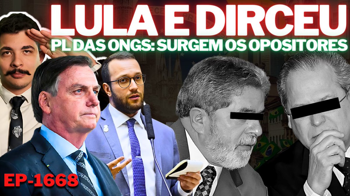 Lula e o DENUNCISMO + DIRCEU Se UNE a Direita 'CIVILIZADA' + PL das ONGs: Surgem Os OPOSITORES youtu.be/DMVE4LrY6qo