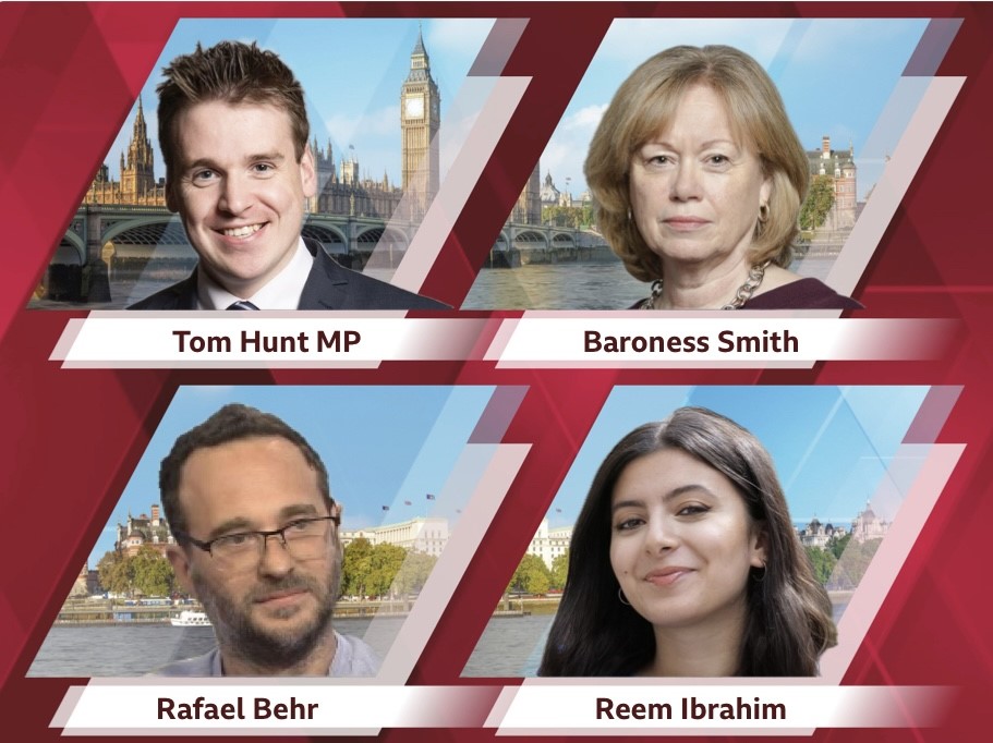 On Monday's #PoliticsLive Tom Hunt MP, Conservative Baroness Smith, Labour Rafael Behr, Guardian Reem Ibrahim, IEA BBC Two 12:15pm bbc.in/3QRoNqc