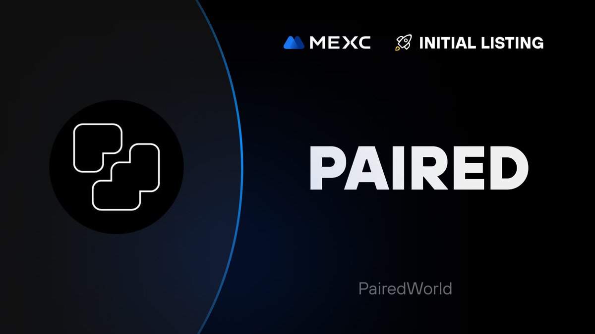 We're thrilled to announce that the @w3meetapp Launchpad has concluded and $PAIRED will be listed on #MEXC! 🔹Deposit: Opened 🔹PAIRED/USDT Trading in Innovation Zone: 2024-05-20 22:00 (UTC+8) Details: mexc.com/support/articl…