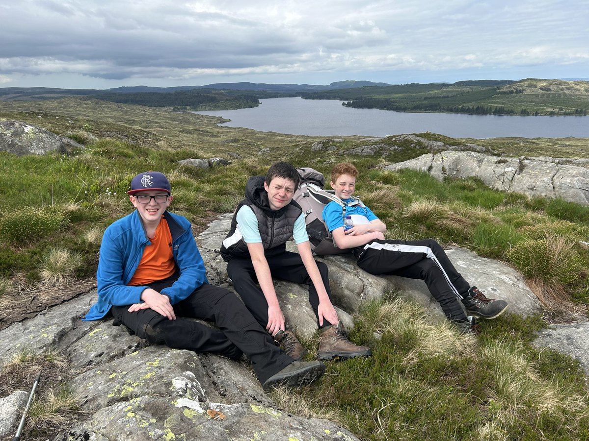 Bronze DoE Qualifier. Loch Bradden from the high point. Day 1. @eaclost @DofEScotland