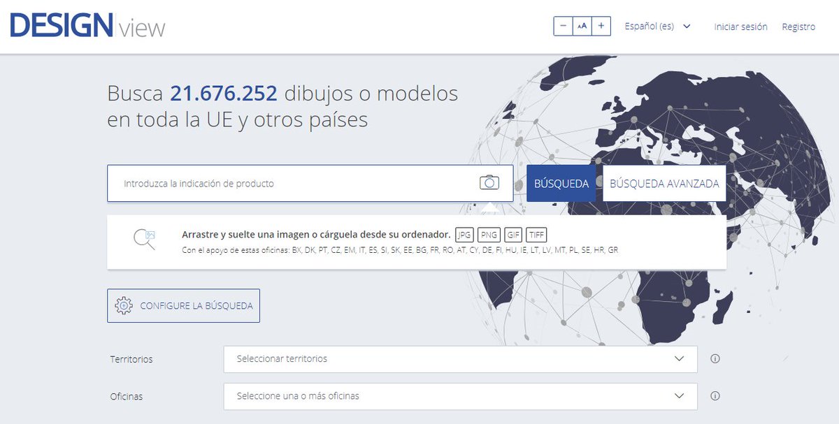 OEPM_es's tweet photo. #DesignView, herramienta de búsqueda de @EU_IPO , incluye los #diseños de todas las oficinas nacionales y regionales de #PropiedadIndustrial de la Unión Europea. ¡Es la mayora base de datos gratuita de diseños y modelos!
ℹ️ https://t.co/Y67qu02BXR https://t.co/9pYB8QPaNS