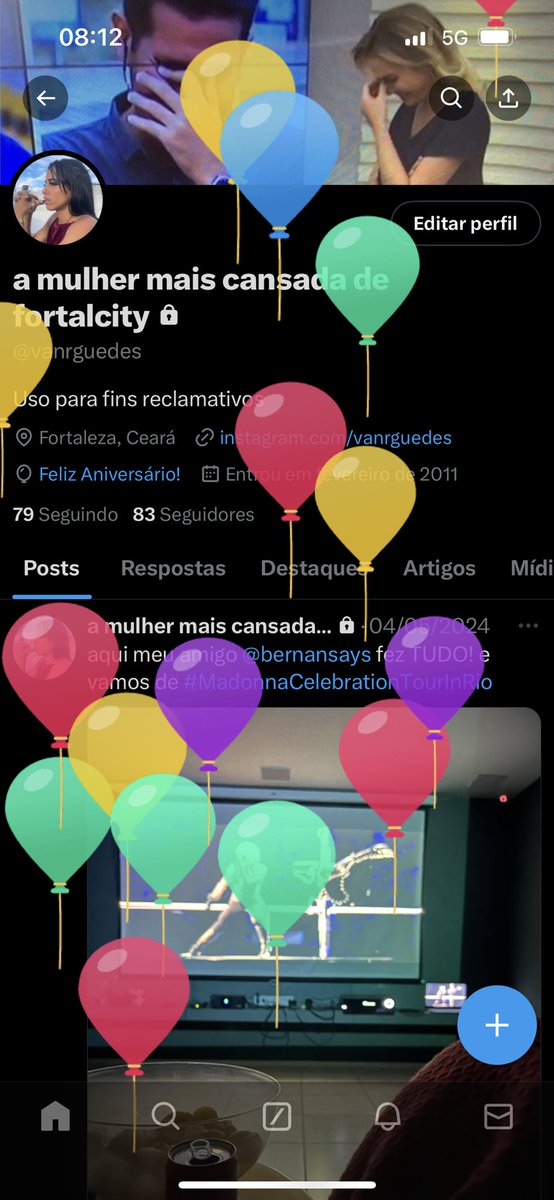 vanrguedes's tweet photo. os balõezinhos subiram 🎈🥳 trintei ✨ https://t.co/nhhL0Uaq3I