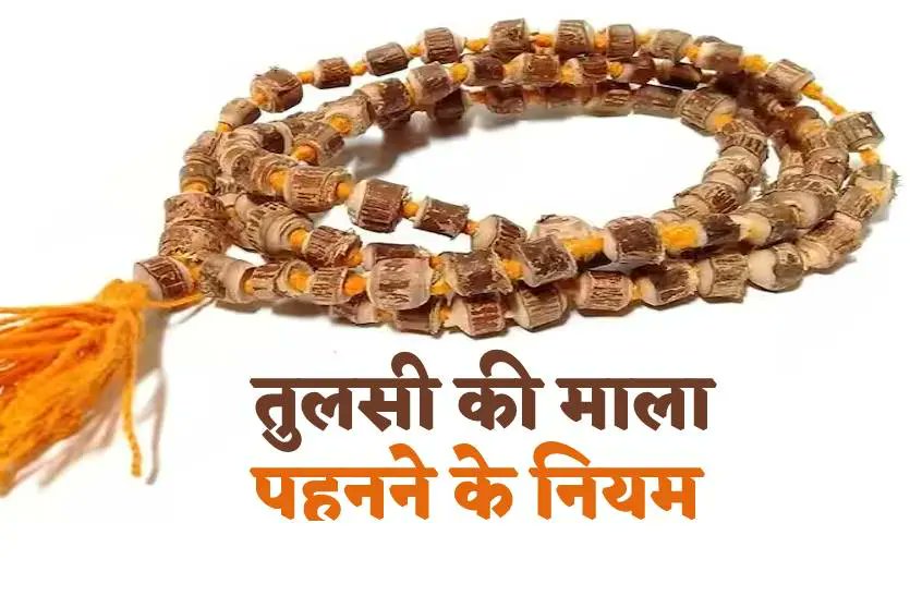 क्या आपको पता है तुलसी की माला पहनने के नियम और फायदे.... तुलसी माला (Tulsi Mala) यानी कंठी माला हो या रुद्राक्ष माला सभी को धारण करने का हिंदू धर्म ग्रंथों में कुछ नियम बनाया गया है। यह धारण करने के बाद इनकी मर्यादाओं को भी निभाना पड़ता है, जिसे जानना चाहिए। इनके पालन से ही