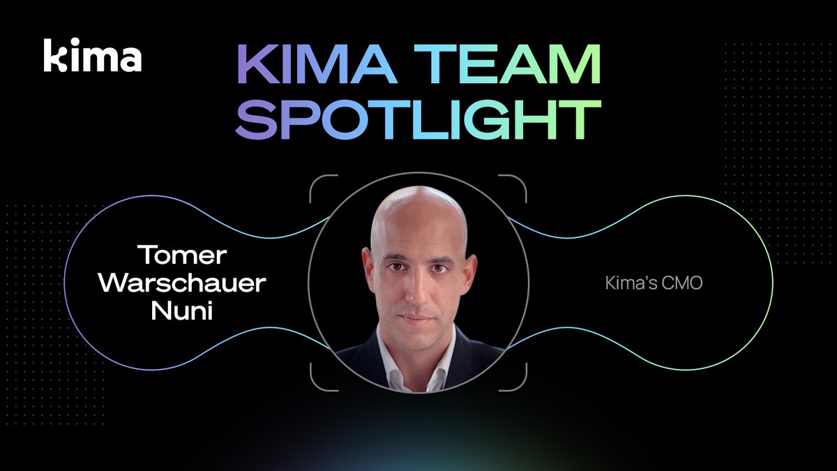 🔥 Kima Team Spotlight: Meet Tomer Warschauer Nuni 🔥 We’re extremely excited to introduce Kima’s CMO, @Crypt0Shmipt0💥 - a serial angel investor, experienced digital marketing expert, strategic advisor, and regular contributor to @Forbes and @Cointelegraph. 🚀 With investments