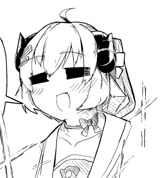 可愛く描けたな～って。
 #我ながら天才なお顔4選 