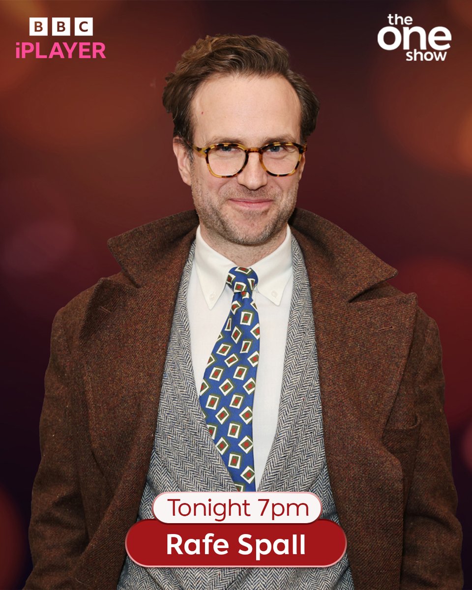 Don’t miss actor Rafe Spall on #TheOneShow this evening! 🤩 He’ll be telling us all about the latest series of hit comedy show, #Trying 🙌 Do you have a question for Rafe? Drop it below 👇 or email theoneshow@bbc.co.uk 📩