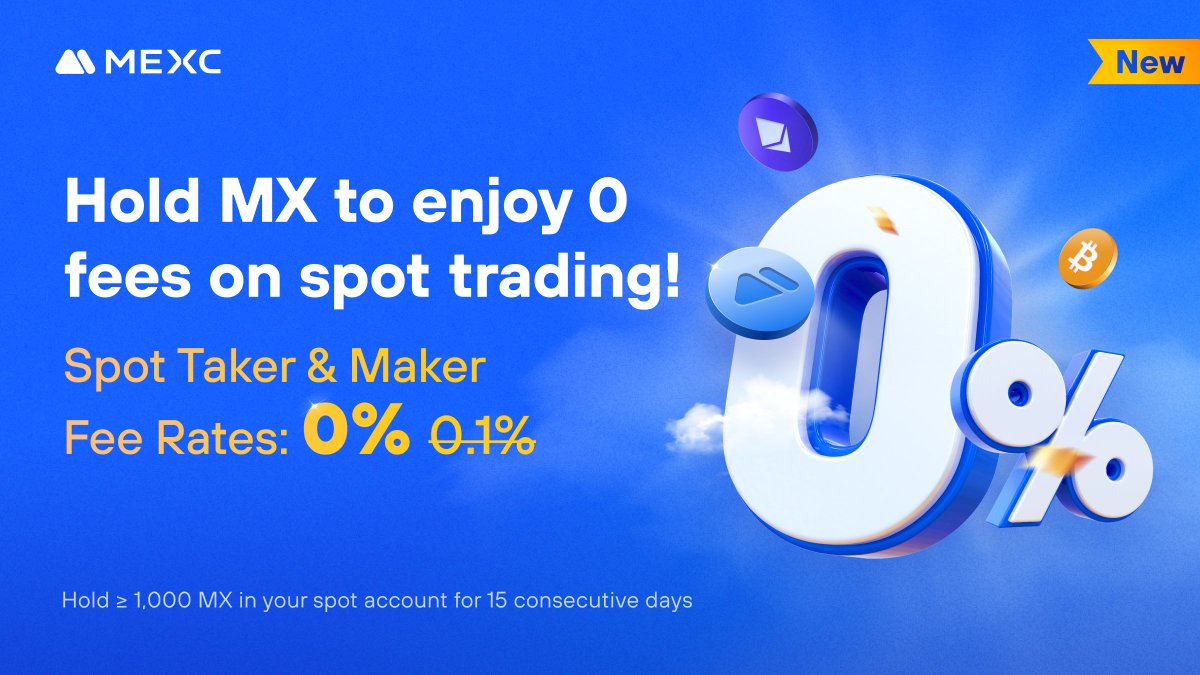 🔥Hold $MX for exclusive ultra-low fee rates! 📈Unlock maximum profitability with unparalleled efficiency. For more details 🔽 mexc.com/mx