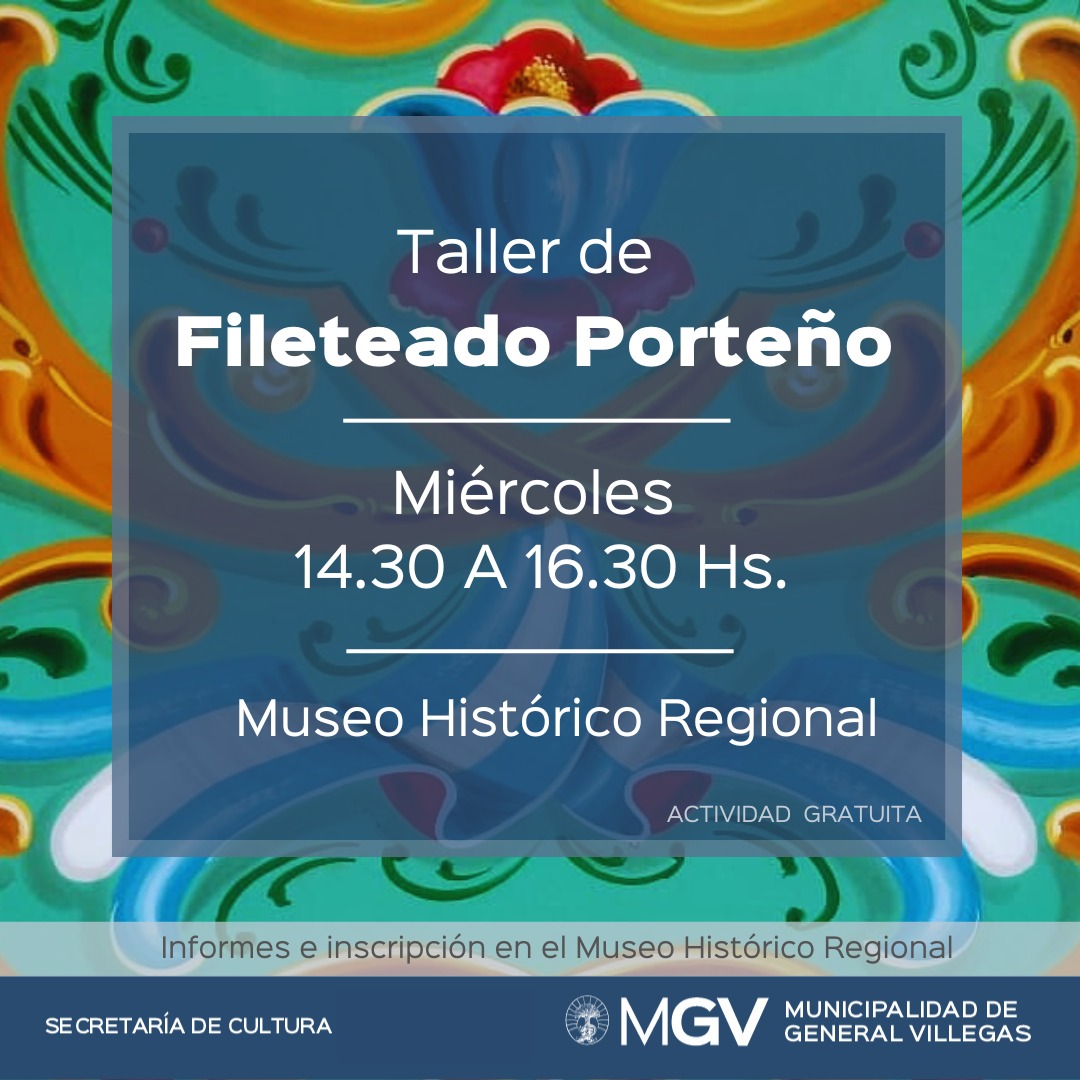 #Cultura #GeneralVillegas