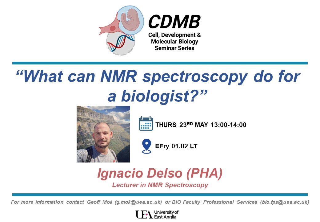 Join us at the next BIO CDMB Seminar, this Thursday at 1pm hosted by @gifaymok See you there! #BIOcdmbseminars #UEAScience @UEAPharmacy