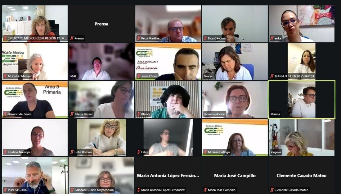 Hablamos de⬇️

🟢Reuniones con @Murciasalud para solventar los frecuentes problemas informáticos
🟢Incumplimiento de acuerdos de #AtenciónPrimaria
🟢Situación #UrgenciasHospitalarias #URGENCIAALASURGENCIAS🚨Esperando respuesta de la Administración

En nuestra reunión #EquipoCESM