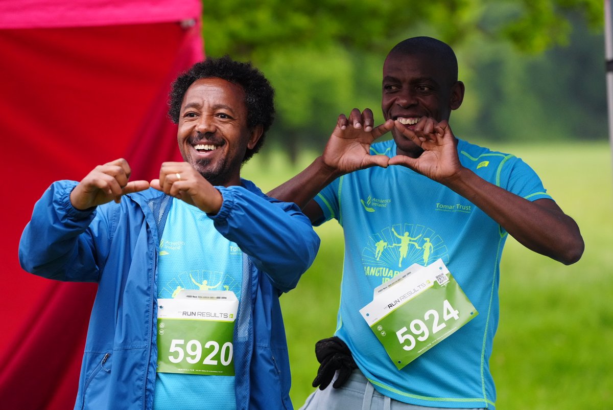 Thank you to our friends at @SanctuaryRunner for joining us for the Biofreeze Irish Runner 5k last weekend & to everyone who contributed to our running shoe donation💙 'We all want the same thing–to use this wonderful sport to break down barriers' #RunAsOne #ConquerTheDistance