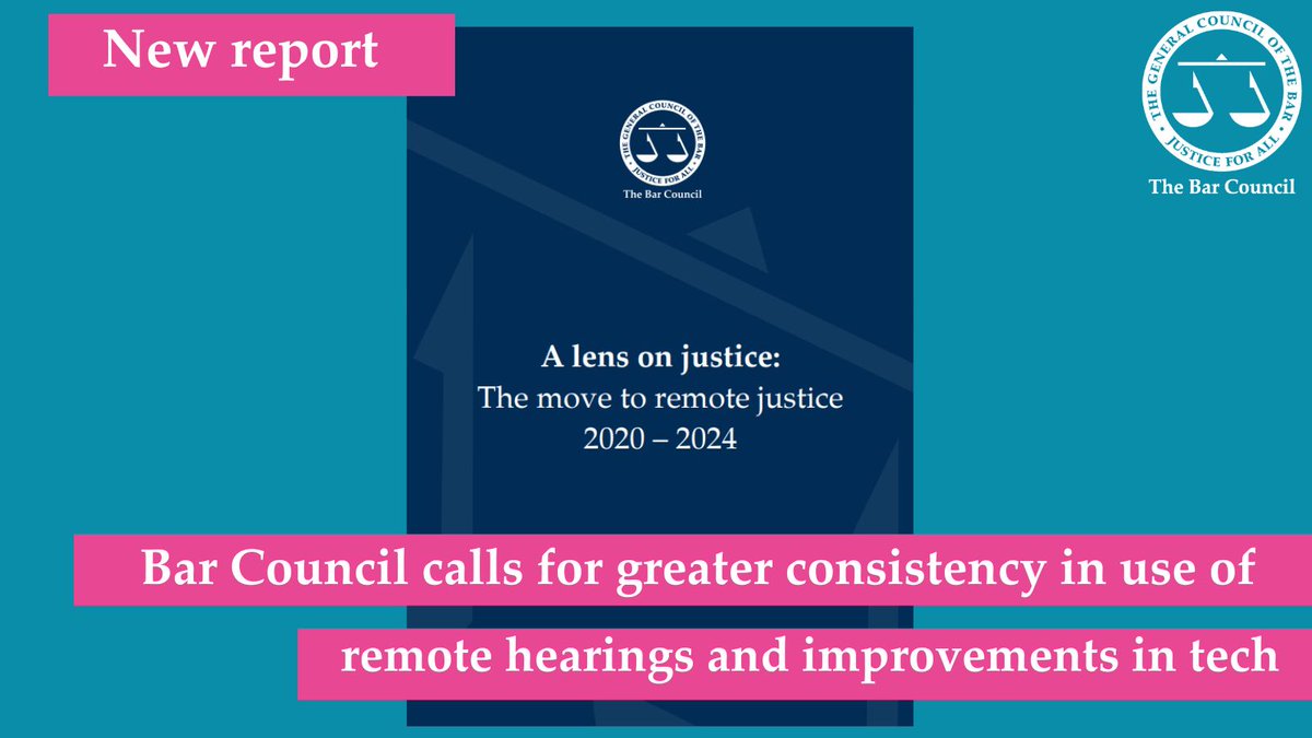 In what is the first evaluation of remote hearings in England and Wales of its kind, our new report sets out what has been working, what’s not and where improvements are needed. We are now calling for greater consistency and further investment. Read more➡️ bit.ly/44QwpyV