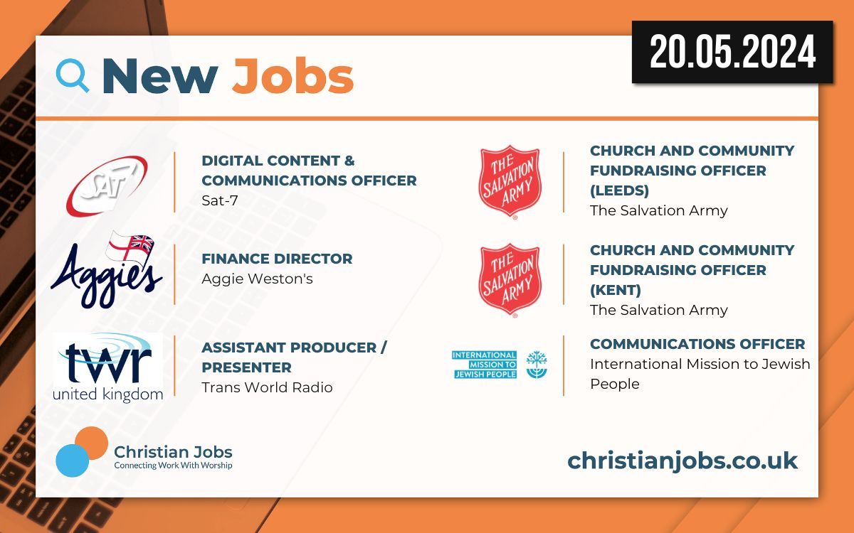 Check out these NEW jobs from @Sat7Network | @Aggie_Westons | @TWRglobal | @salvationarmyuk | @imjp_org | You can find all the latest jobs added to ChristianJobs.co.uk here: linktr.ee/ChristianJobs #UKChristianJobs