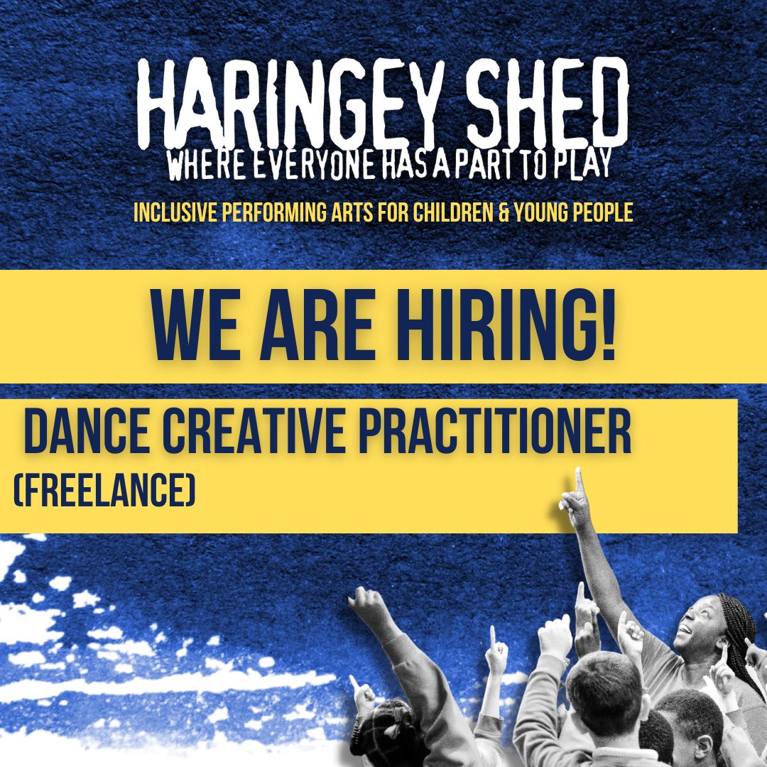 We are hiring!! 

We have a brilliant opportunity to recruit some new freelance Creative Practitioners in Drama, Music and Dance to join us throughout programmes.

artsjobs.org.uk/jobs/search/42…

Full details on Arts Jobs (positions for drama, music and dance). Now get applying!! 🤩
