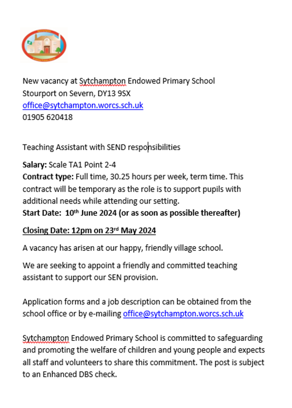 Sytchampton School tweet media