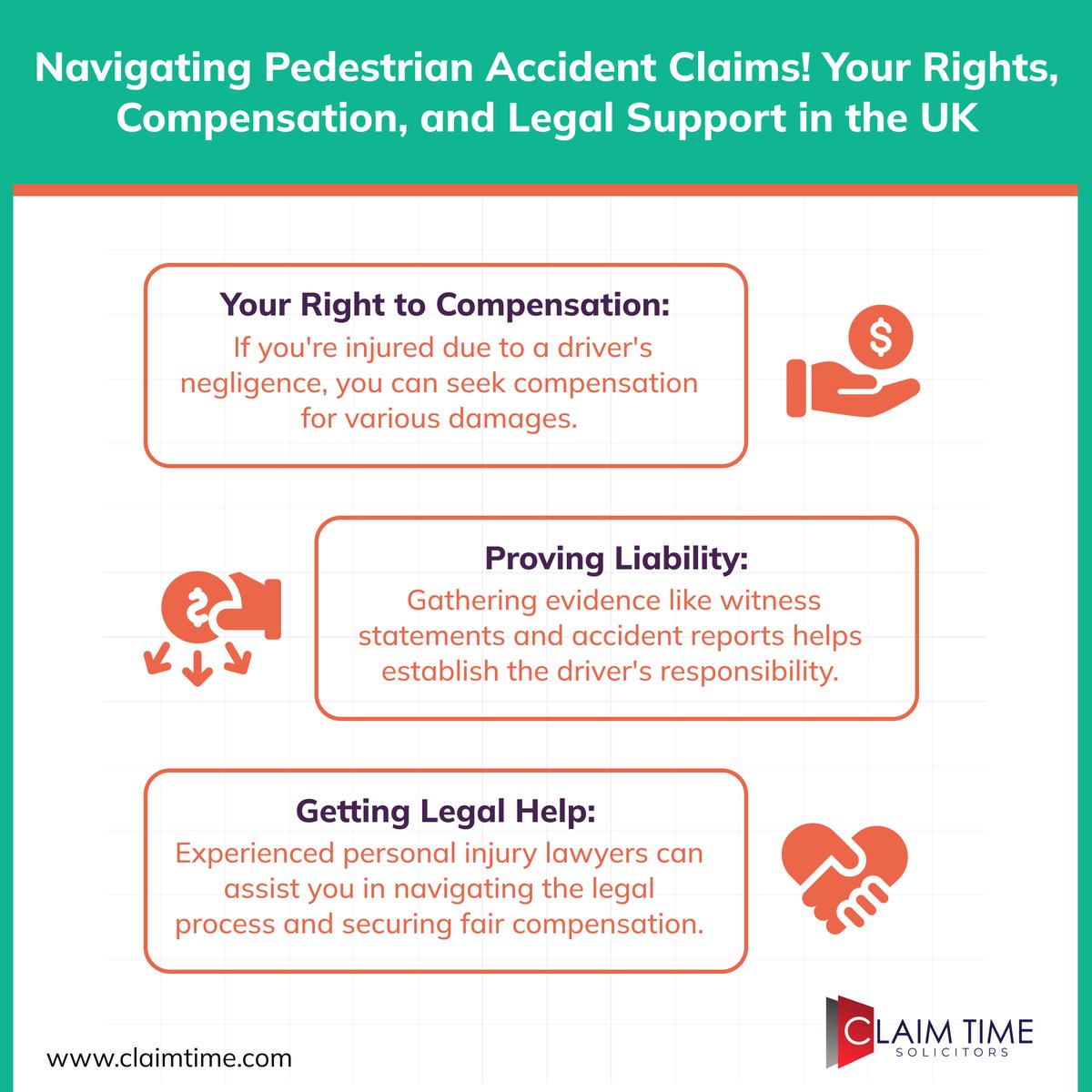 ClaimTime11's tweet photo. Understand the claims process, protect your rights, and seek rightful compensation. Expert advice. #PedestrianAccidents #UKLaw #AccidentClaims #LegalAdvice #InjuryCompensation #RoadSafety #PedestrianRights
Read more: https://t.co/wGj5WJZres https://t.co/RpXn0KzjgQ