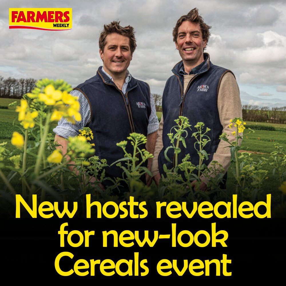 🆕 The prospect of opening the farm gates to 20,000 visitors at this year’s @CerealsEvent in June holds no fear for new hosts Alex Farr and Ed Wainwright-Lee... READ MORE: fwi.co.uk/events/cereals…