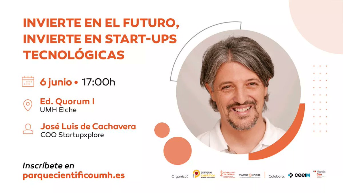 Murciaban (@murciaban) on Twitter photo El próximo 6-Jun nos vemos en <a href="/PcientificoUMH/">Parque Científico UMH</a> con José Luis de Cachavera <a href="/Startupxplore/">Startupxplore</a> "Inversión privada en startups" #buisnessangel #startup #fundraising #financiación reserva tu plaza desde: murcia-ban.es/6-jun-invierte… El próximo 6-Jun nos vemos en <a href="/PcientificoUMH/">Parque Científico UMH</a> con José Luis de Cachavera <a href="/Startupxplore/">Startupxplore</a> "Inversión privada en startups" #buisnessangel #startup #fundraising #financiación reserva tu plaza desde: murcia-ban.es/6-jun-invierte…