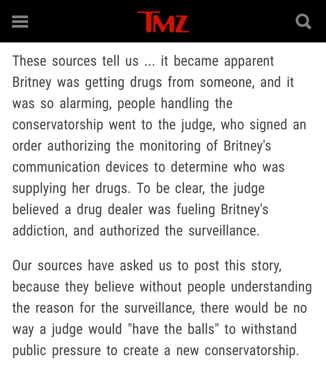 This made me sick to my stomach… Team Con literally asking TMZ to post lies to lay the groundwork for a new conservatorship. Britney needs to move out of LA.