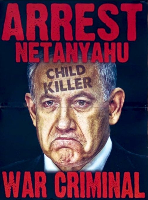 The International Criminal Court has just issued arrest warrants for Benjamin Netanyahu and Defence Minister Yoav Gallant. We support war criminals.