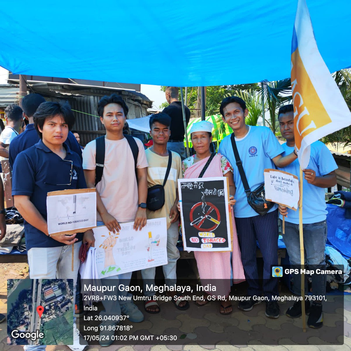 NssMahatma's tweet photo. The MGU NSS Unit Volunteers along with various participants including VC, Registrar, faculties and students from different departments have successfully conducted an awareness programme on "NO TOBACCO MEGHALAYA" by taking up a massive rally from 15 Mile to Proper Byrnihat. https://t.co/MndQafSOuW