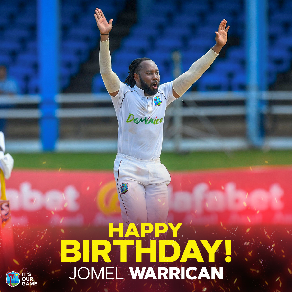 Help us with Jomel Warrican a happy birthday in the comments!🎂 ⬇️ 

#MenInMaroon