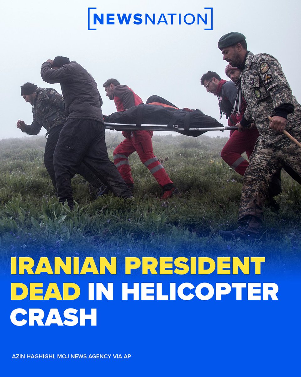 Iranian President Ebrahim Raisi, the country’s foreign minister and other officials were killed in a helicopter crash Monday in a mountainous region of the country, state media reported. More: trib.al/P0DWtsC