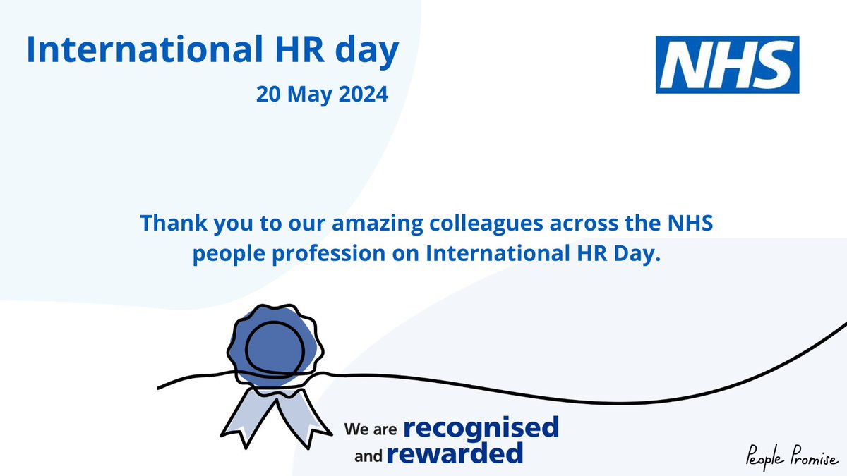 As we celebrate #InternationalHRDay, we're delighted to announce that the NHS in England have been named a people development partner by @CIPD. Well done to all involved in making this happen - Find out what this means for our #NHSPeopleProfession ow.ly/e5Qk50RMTf4