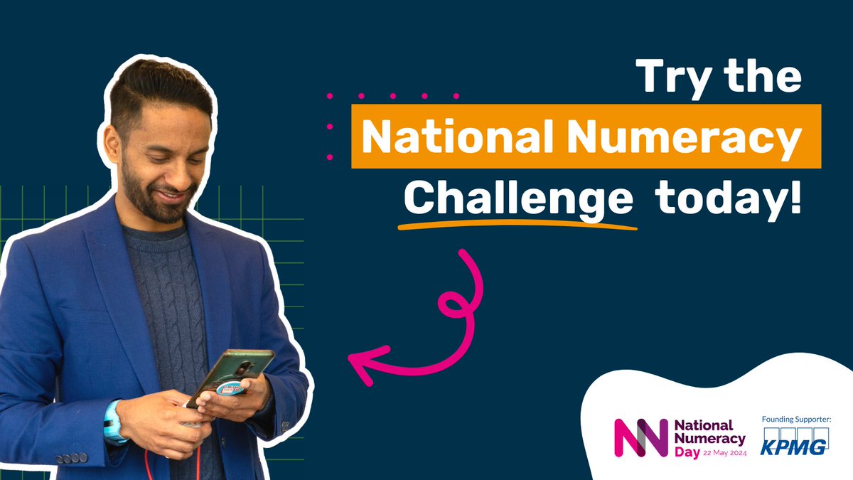 We’re delighted to be taking part in #NationalNumeracyDay on 22 May, helping the whole nation to feel good about numbers! Find out more, and try the National Numeracy Challenge at nationalnumeracy.org.uk/numeracyday