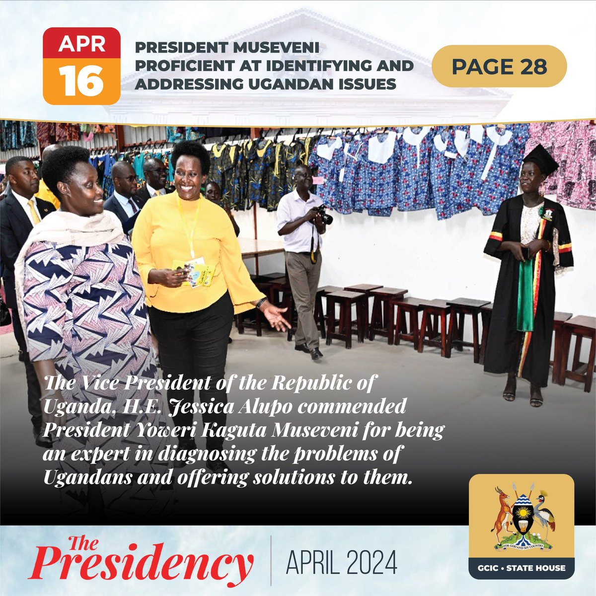 Have you had the chance to review the Presidency magazine-April edition yet? 
#ThePresidencyUg 
#OpenGovUg

gcic.go.ug/the-presidency…