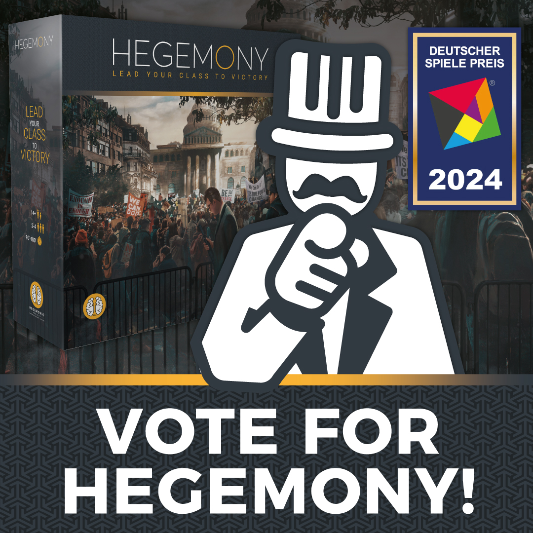 📣 Calling all Hegemons in Germany, Austria, and Switzerland! The 2024 Deutscher Spiele Preis (DSP) voting is now open on the SPIEL Essen website! 🗳️ Cast your votes here: spiel-essen.de/en/program/dsp Let's unite and support our favorites! 🎉 #DeutscherSpielePreis #Hegemony