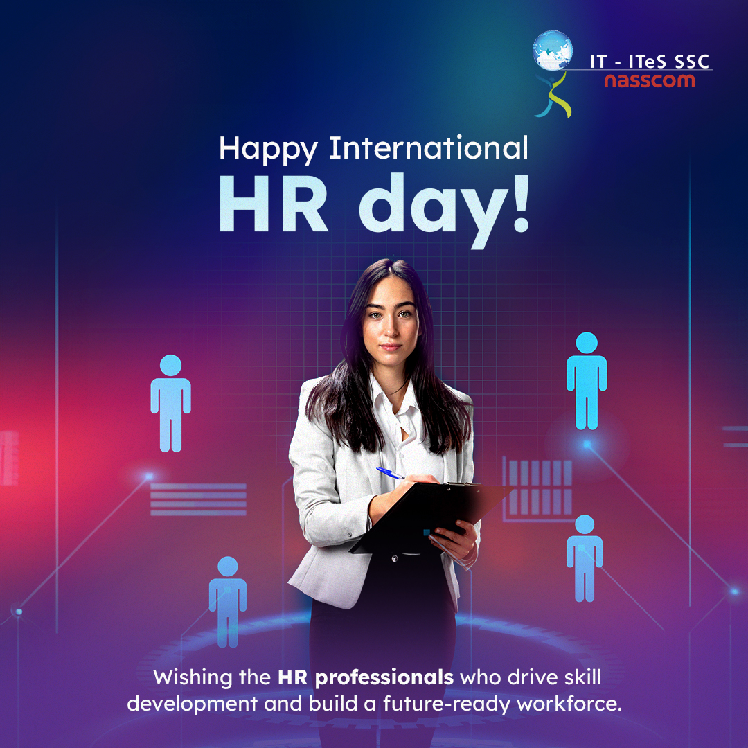 Cheers to the HR professionals who are the backbone of every organization and industry. Your dedication to nurturing talent and fostering growth to build a future-ready workforce is highly appreciated. Happy International HR Day! #SSCnasscom #SSC #InternationalHRDay #HRDay