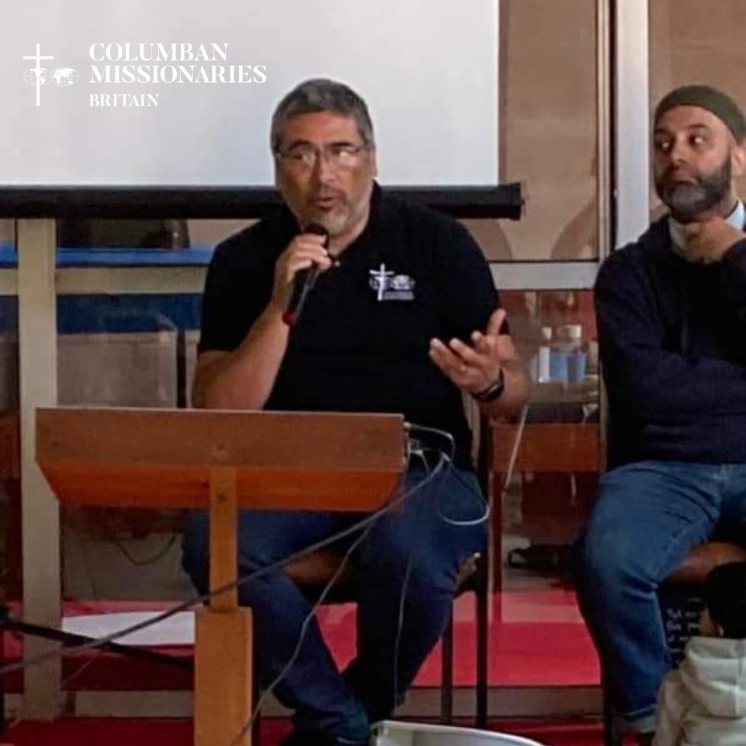 Mauricio Silva spoke on Saturday about the synergy between the teachings of the Christian Laudato Si' and the Muslim Al-Mizan at the Retrofit Action Day in Balsall Heath. What is Al-Mizan we hear you ask? >>> columbans.co.uk/interreligious… #AlMizan #LaudatoSi #Columbans