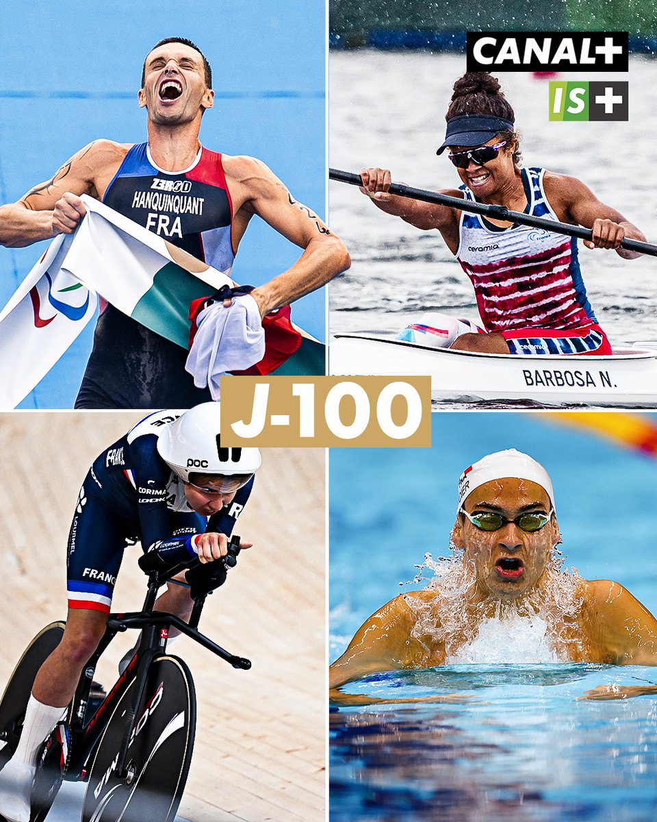 J-1️⃣0️⃣0️⃣ des JEUX PARALYMPIQUES de PARIS 2024 🏅 En compagnie de Marie-Amélie Le Fur et de Michaël Jérémiasz, retrouvez notre édition spéciale Chercheurs d'Or pour tout savoir des Jeux Paralympiques 🎙️ De 18h00 à 19h00 sur INFOSPORT+ 📺