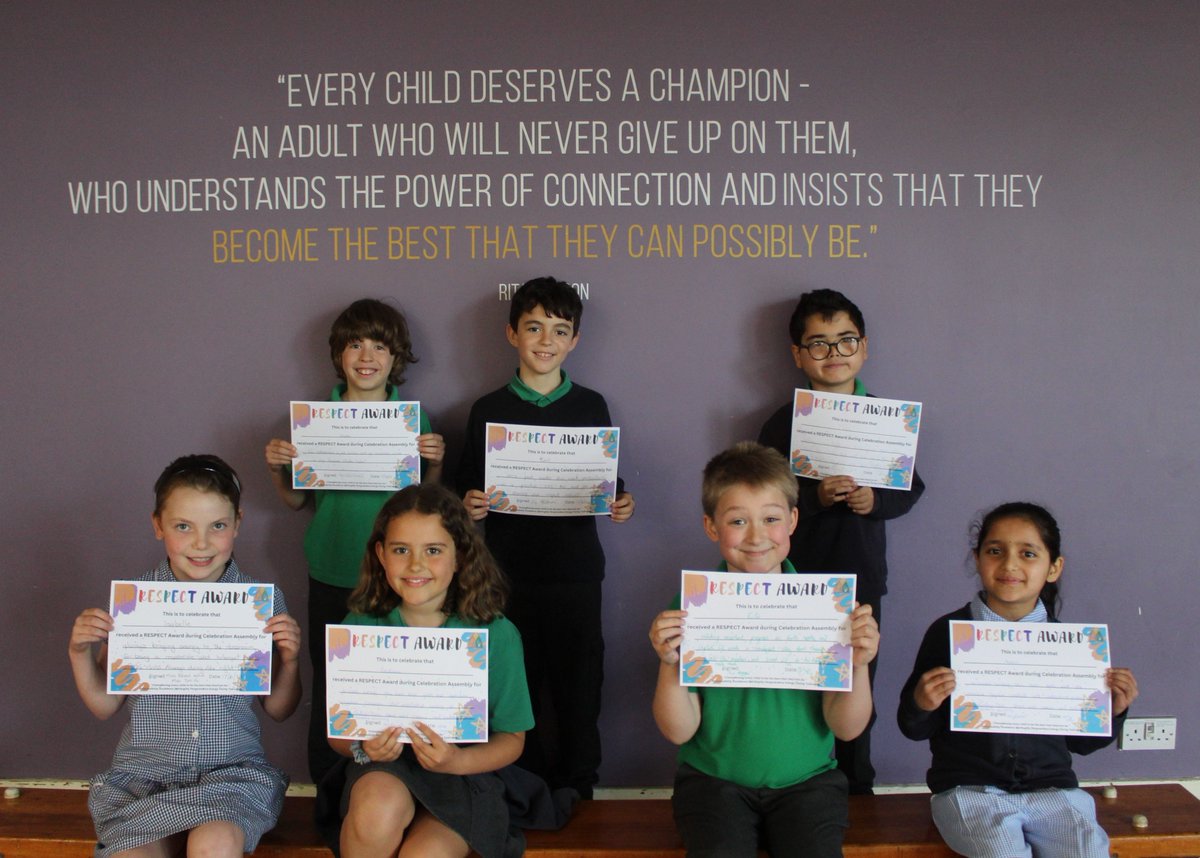 Congratulations to our RESPECT award winners last week - a great way to end the week 🥳🤩