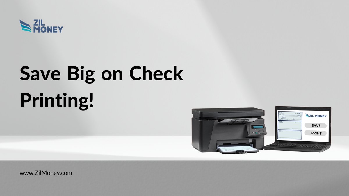ZilMoney's tweet photo. https://t.co/XGBd1dPmZ1 allows you to customize and print cheap checks on demand using any printer instead of order cheap check online.
Learn more: https://t.co/v2iWpYf17r
#CheapChecks #OrderCheapChecks https://t.co/8dKxju0rEJ