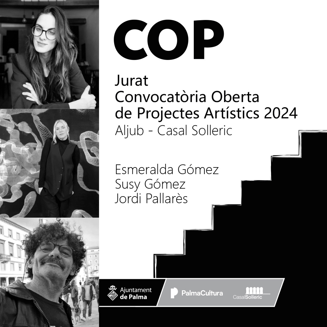 csolleric's tweet photo. COP Convocatòria Oberta de Projectes Artístics 2024

Selecció d’un projecte artístic que serà exposat a l’Aljub del #CasalSolleric entre els mesos de juliol i setembre 2024

Termini presentació de projectes fins el 26 de maig

+ ℹ️: https://t.co/SkC435jtrk https://t.co/YhlROyL3gJ