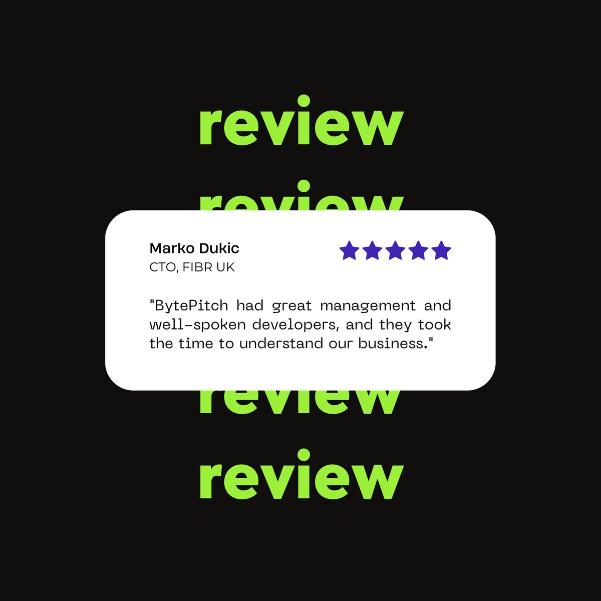 BytePitch's tweet photo. We work hard to understand your vision and turn it into reality ⚡️
Looking to build a dream team of developers with stellar management? We’re your crew 🚀
#bytepitch #software #engineering #consulting #review #feedback https://t.co/I1nt74h65H