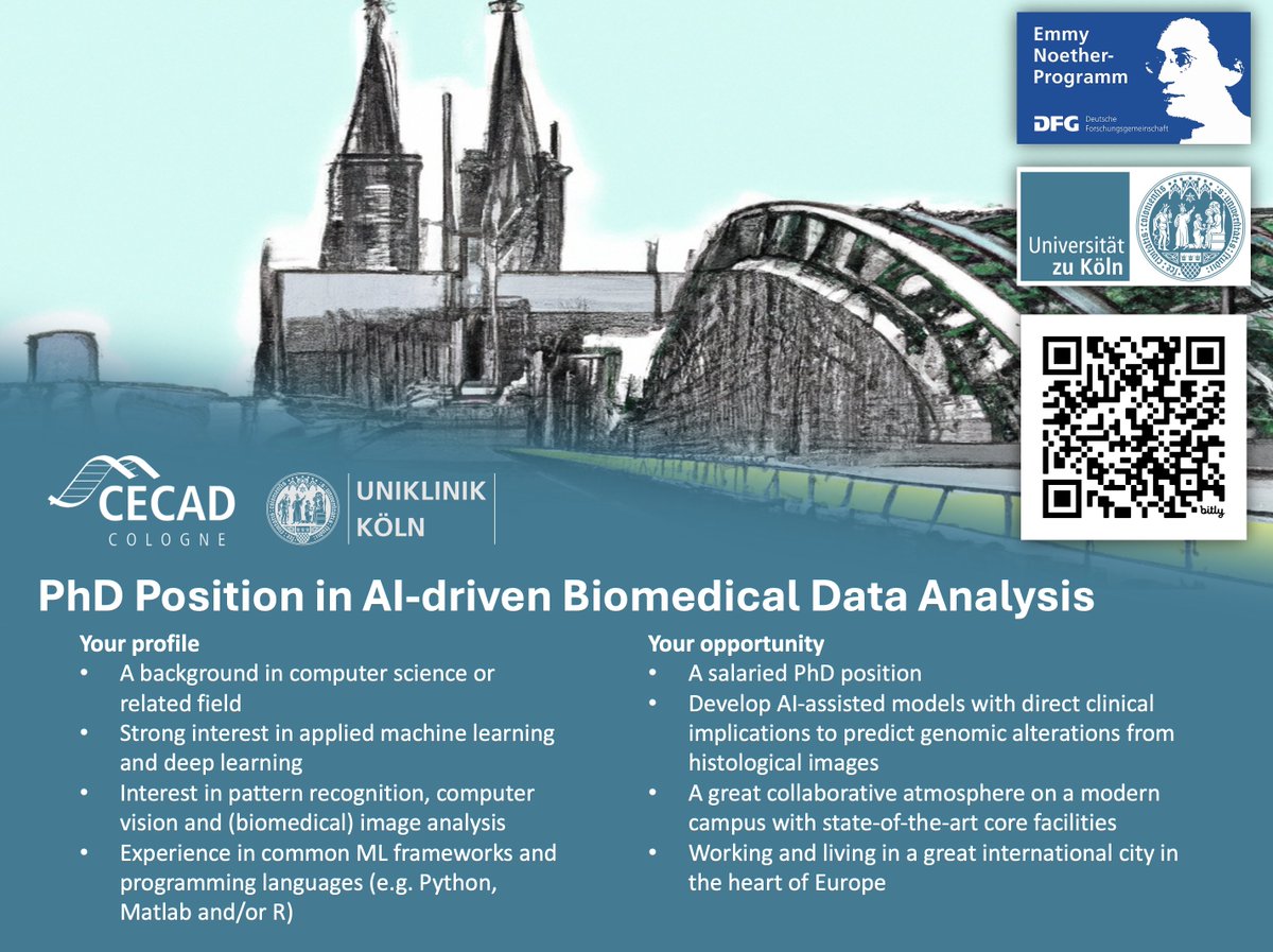 📢 New job opening in the lab!

We are looking for a PhD student with a computational background and interest in AI-driven data analysis 🔬💻🧠:
nature.com/naturecareers/…

DM/📨 to get in touch!