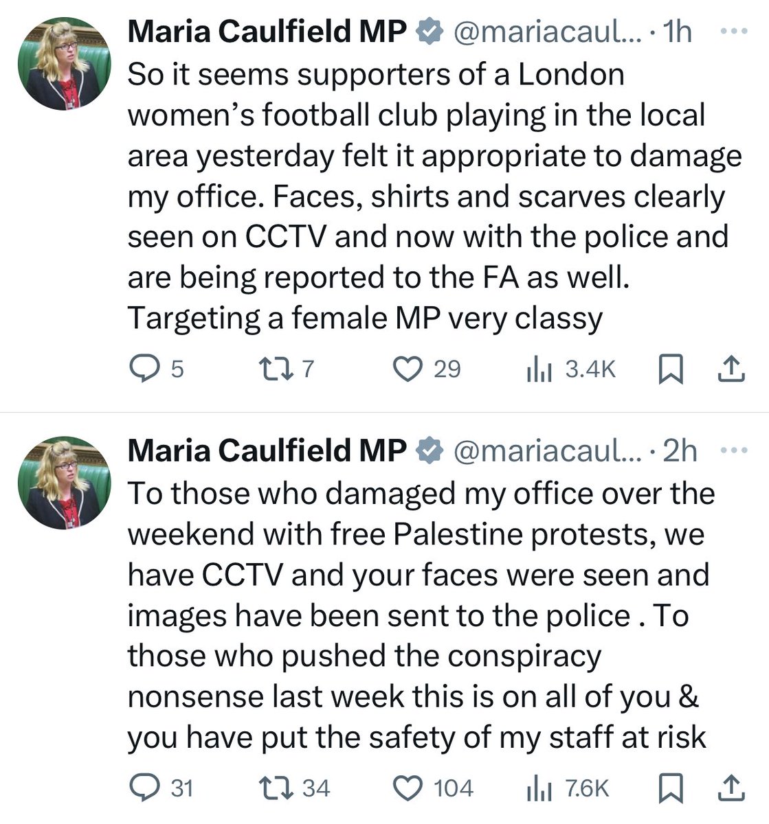 Which of these is the correct story please @mariacaulfield? One group of people requires an apology.