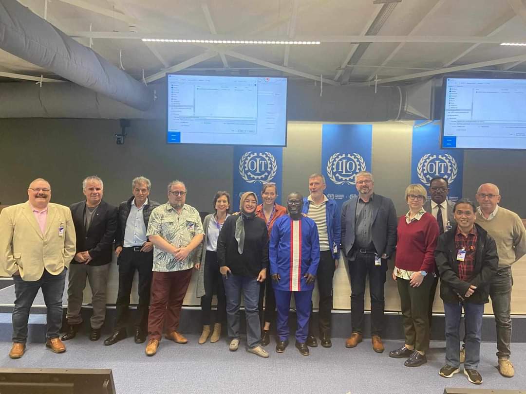 Unions celebrate wins in revised OSH Code for Forestry at recent ILO meeting in Geneva. BWI-affiliated labour leader Mark Asante Ofori from the Workers' Group highlights trade unions' pivotal role in workplace safety. #BWIAtWork Full story. ⬇️ bwint.org/cms/unions-cel…